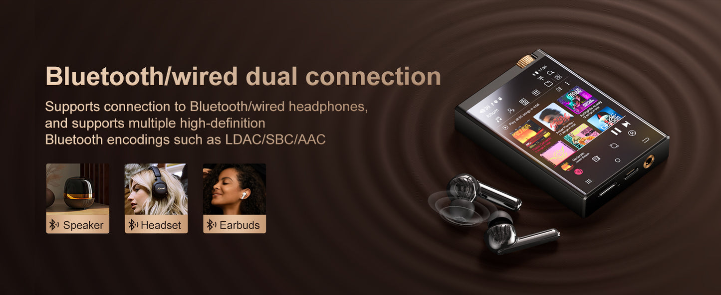 Oilsky Hi-Fi MP3 Player with Bluetooth & WiFi
