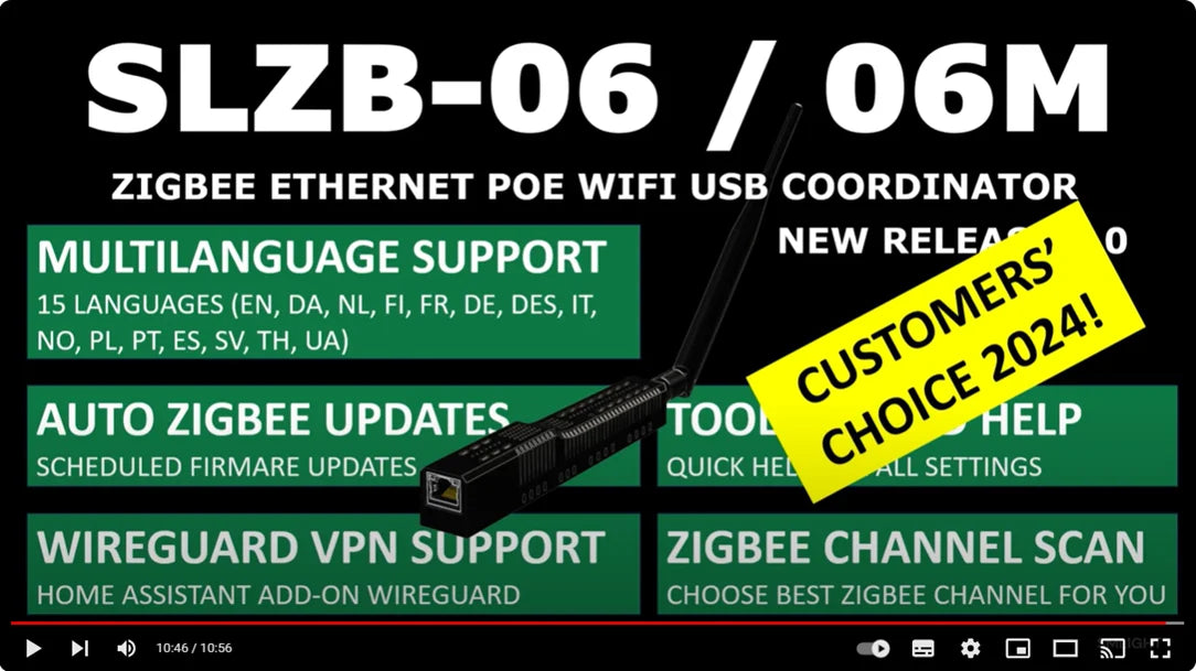 SMLIGHT SLZB-06 Zigbee 3.0 Gateway