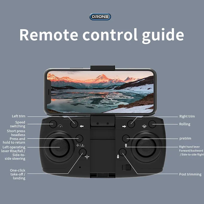 E88 Pro 4K Dual Camera Foldable RC Drone