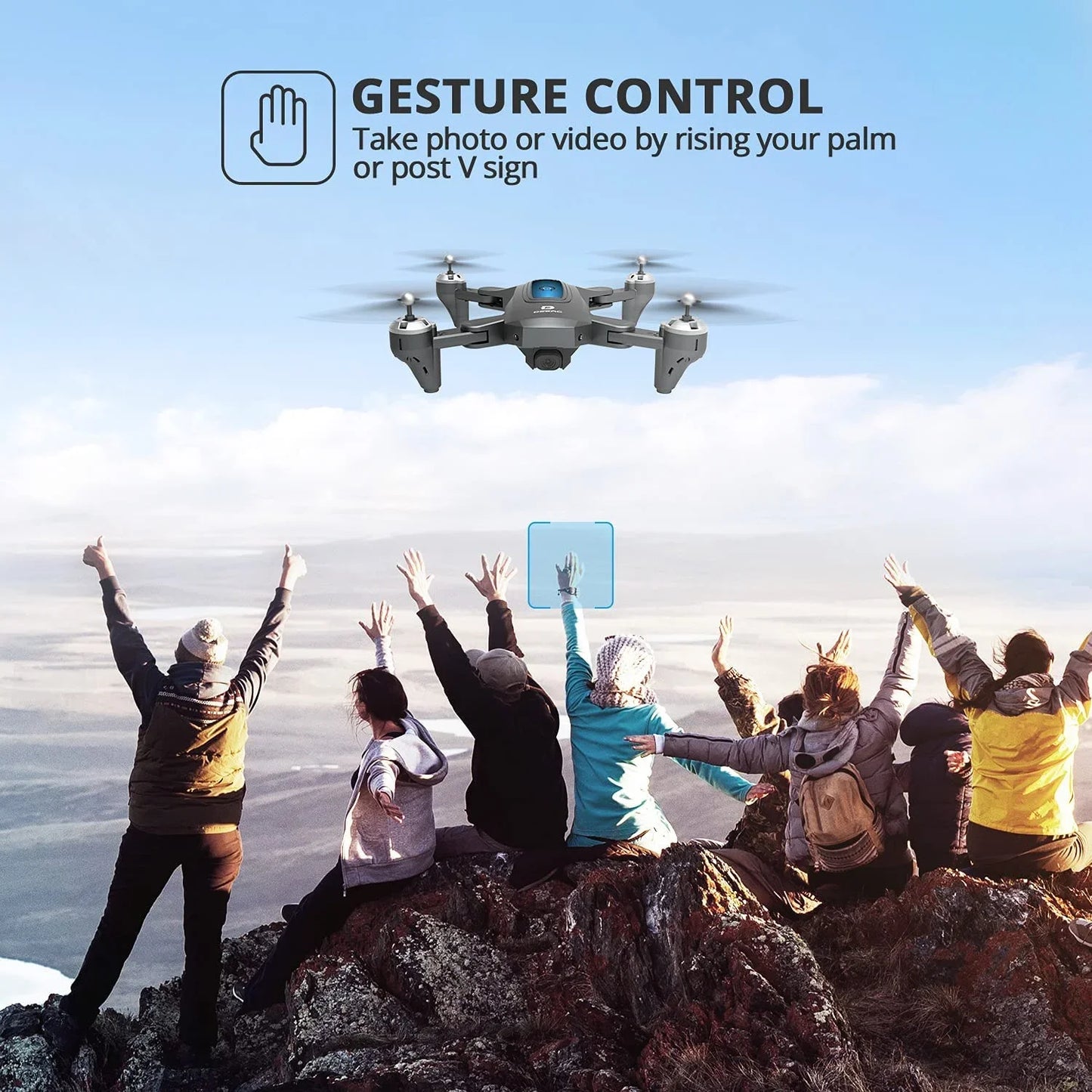 DEERC D10 FPV Drone with Case