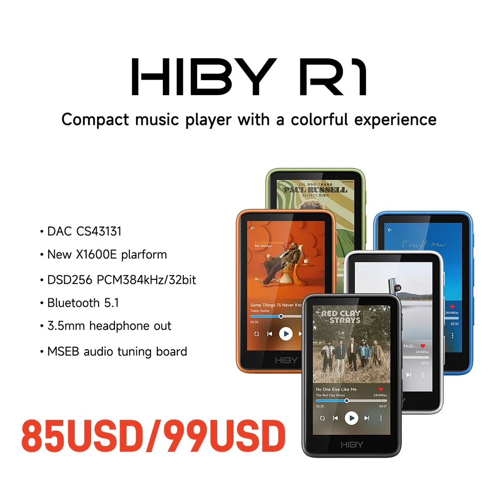 HiBy R1 HiFi MP3 Music Player