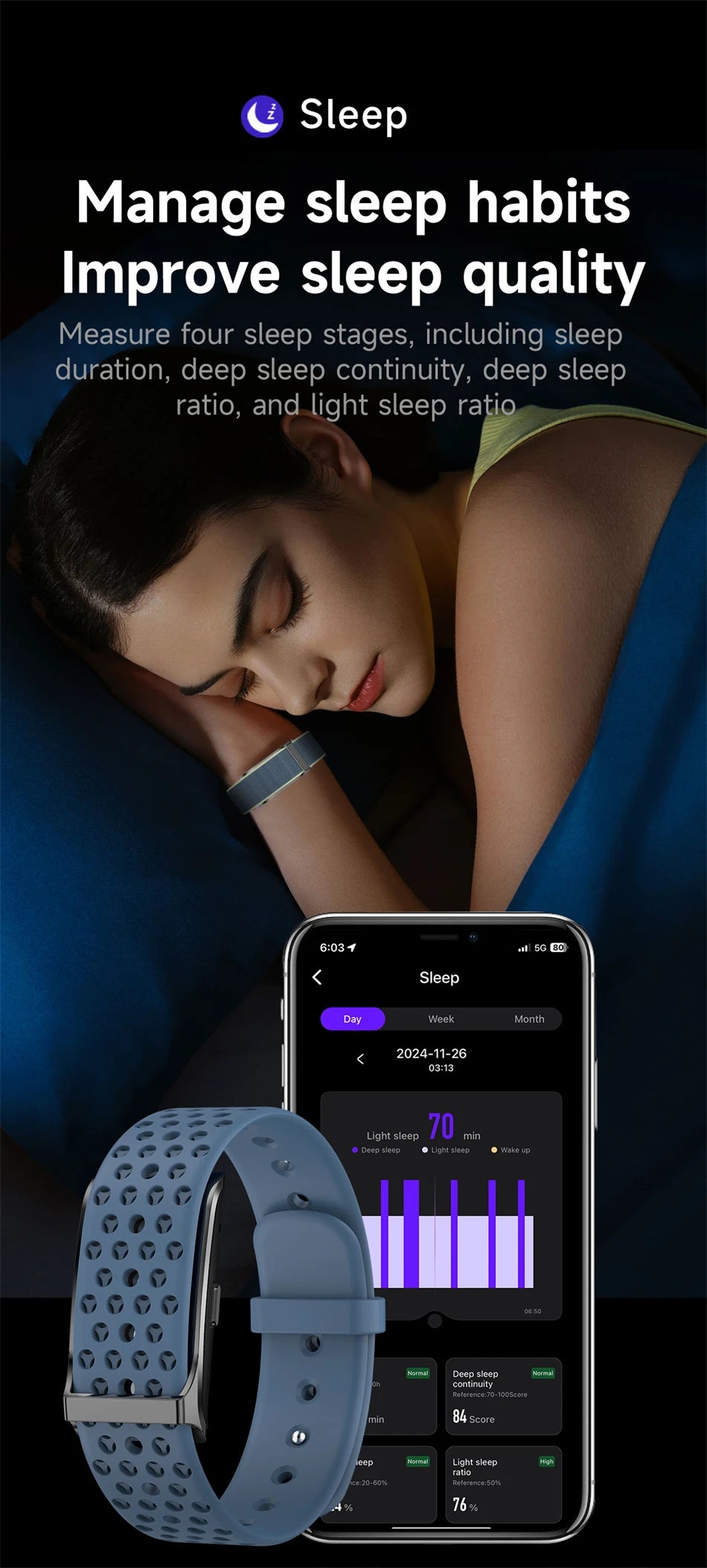 Sport Fitness Tracker Smart Bracelet