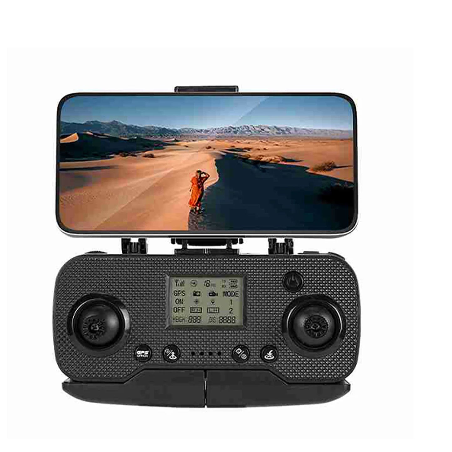 RC GPS Drone with Brushless Motor & 2 Batteries
