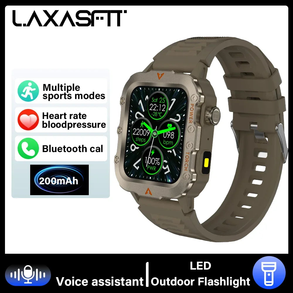 2024 LED Men’s Bluetooth Smartwatch
