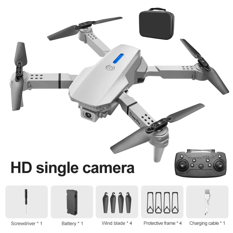 E88 Pro 4K Dual Camera Foldable RC Drone