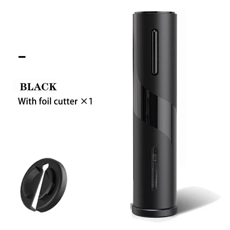 Electric Wine Opener – Automatic Corkscrew with Foil Cutter for Red Wine Bottles