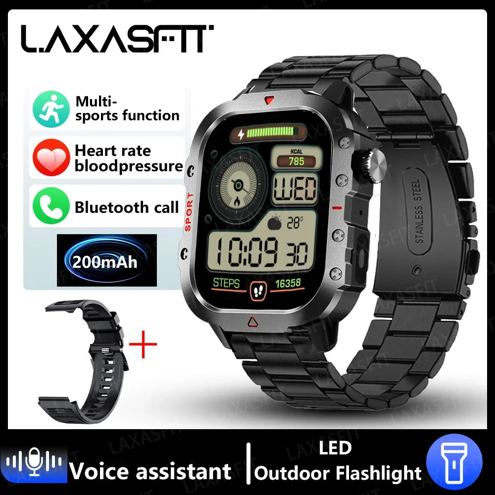 2024 LED Men’s Bluetooth Smartwatch