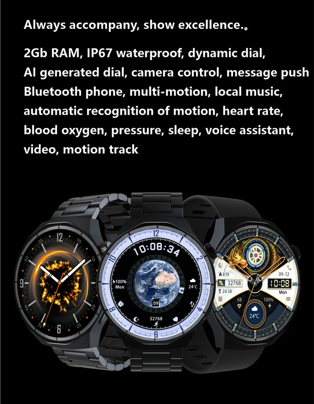 HT30 HarmonyOS AMOLED Smartwatch