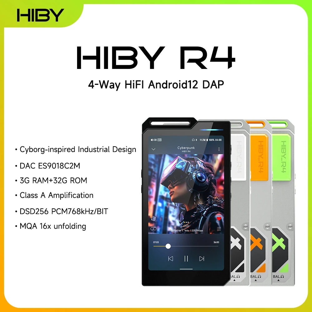 HiBy R4 Android HiFi Music Player