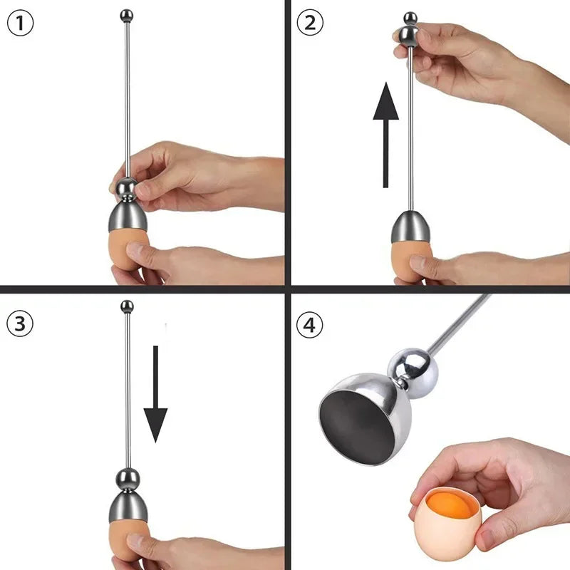 Stainless Steel Egg Topper Cutter