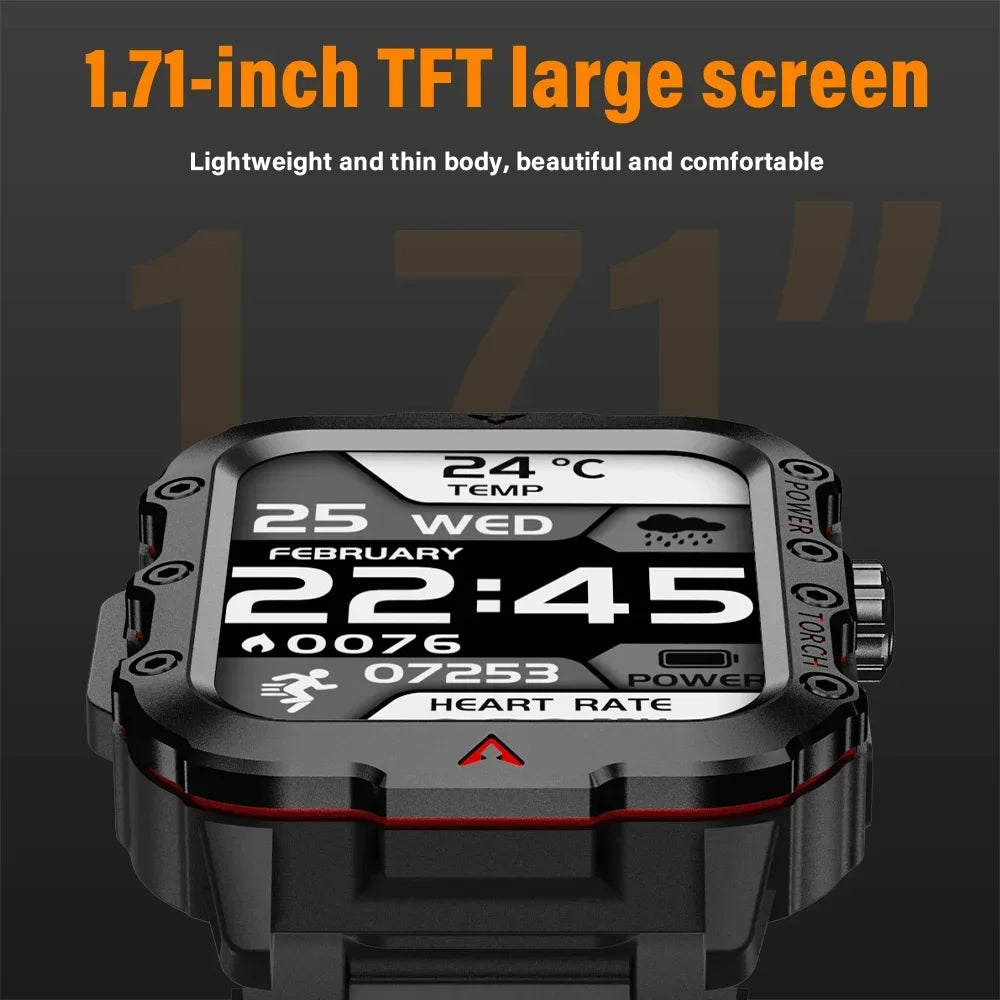 2024 LED Men’s Bluetooth Smartwatch