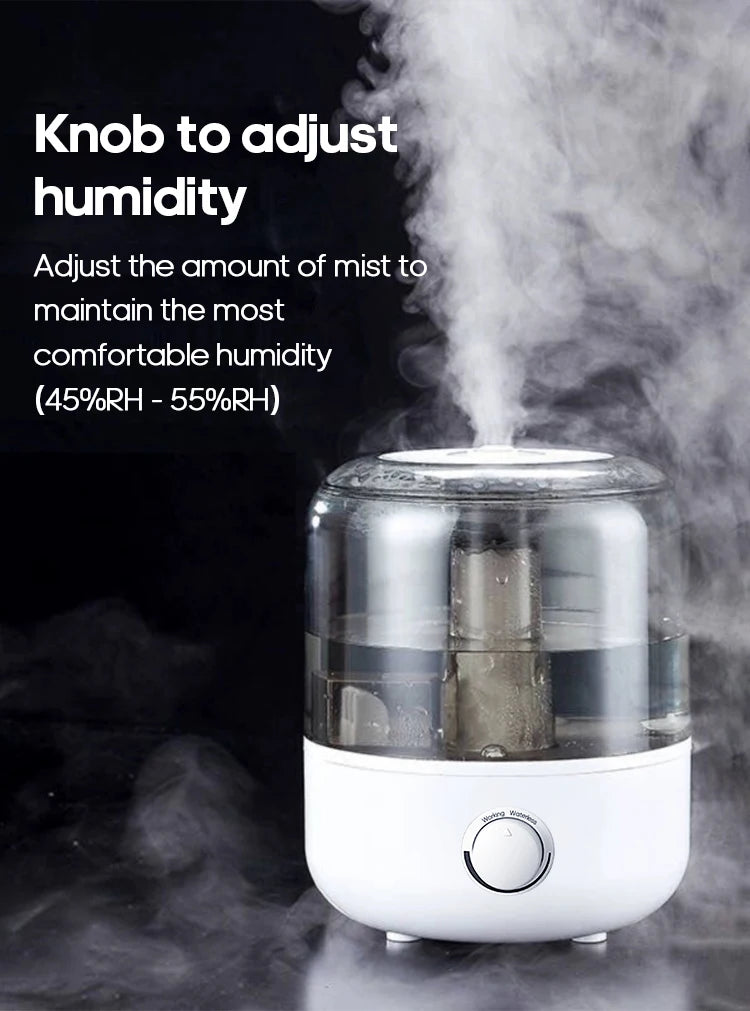 KINSCOTER 3L Large Air Humidifier with Remote & Timer