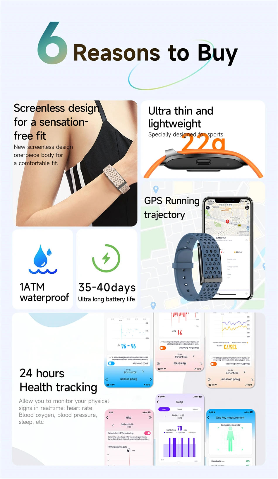 Sport Fitness Tracker Smart Bracelet