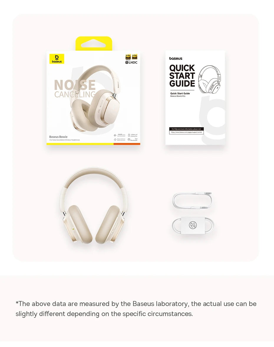 Baseus Bowie H1s Wireless Noise-Canceling Headphones