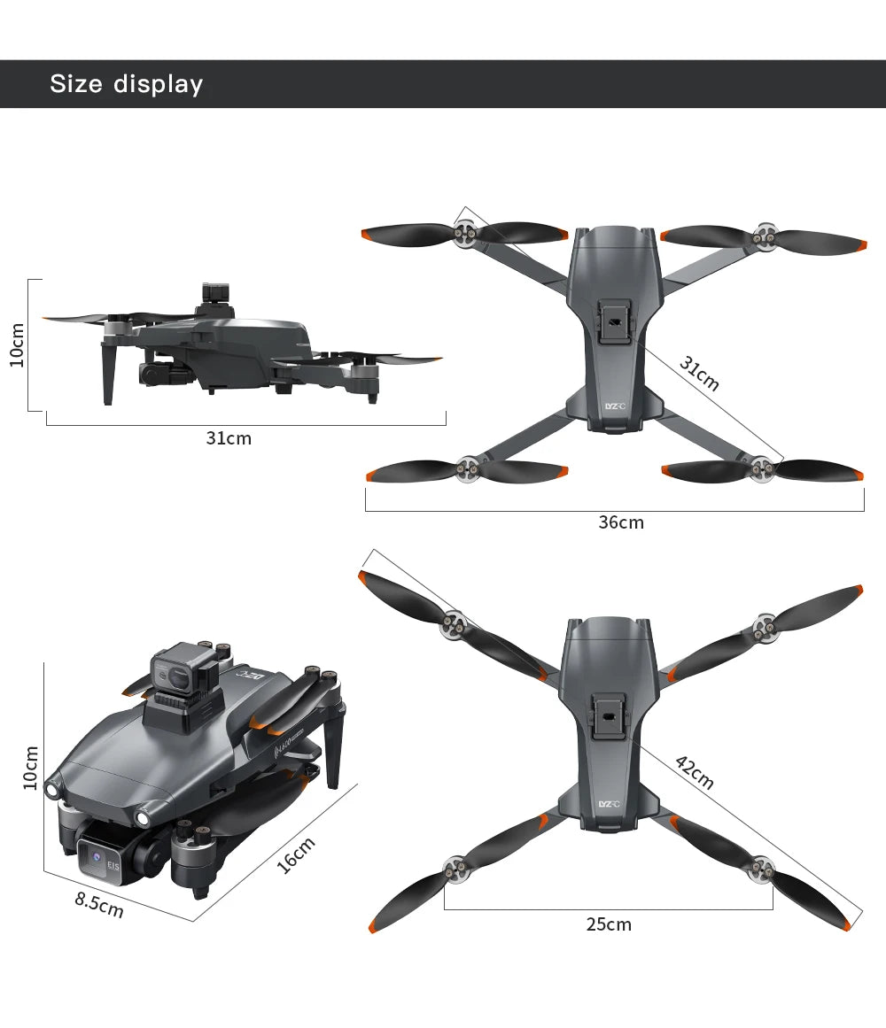 L600 PRO MAX 2025 GPS 4K Dual-Camera Drone