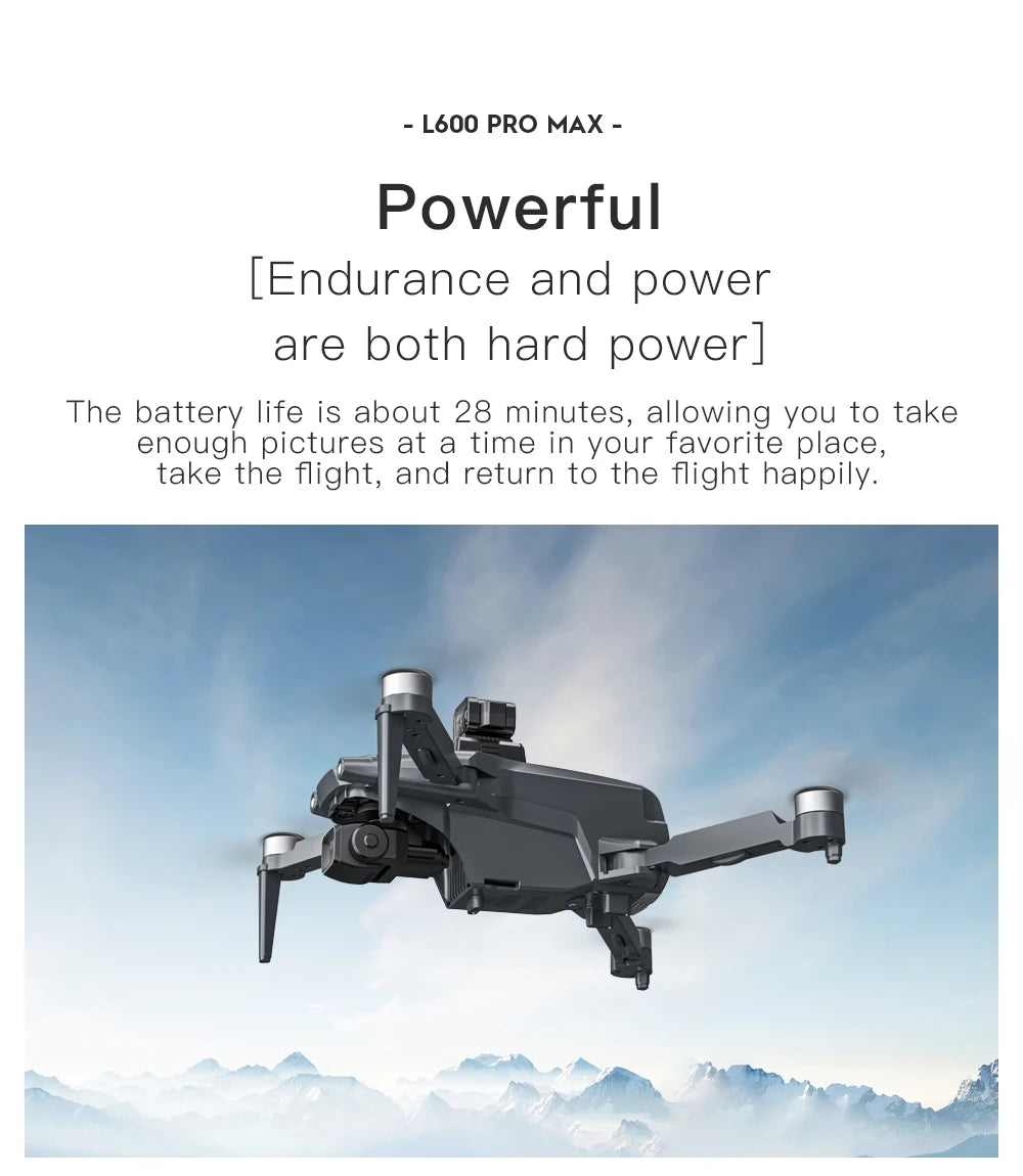 L600 PRO MAX 2025 GPS 4K Dual-Camera Drone
