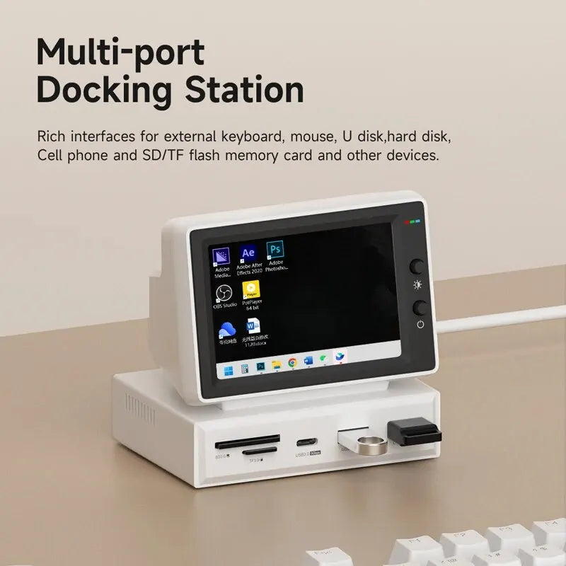 Hagibis 3.5" Mini IPS Screen with USB-C Hub