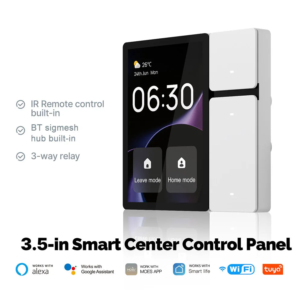 Tuya WiFi Smart Control Panel 3.5"