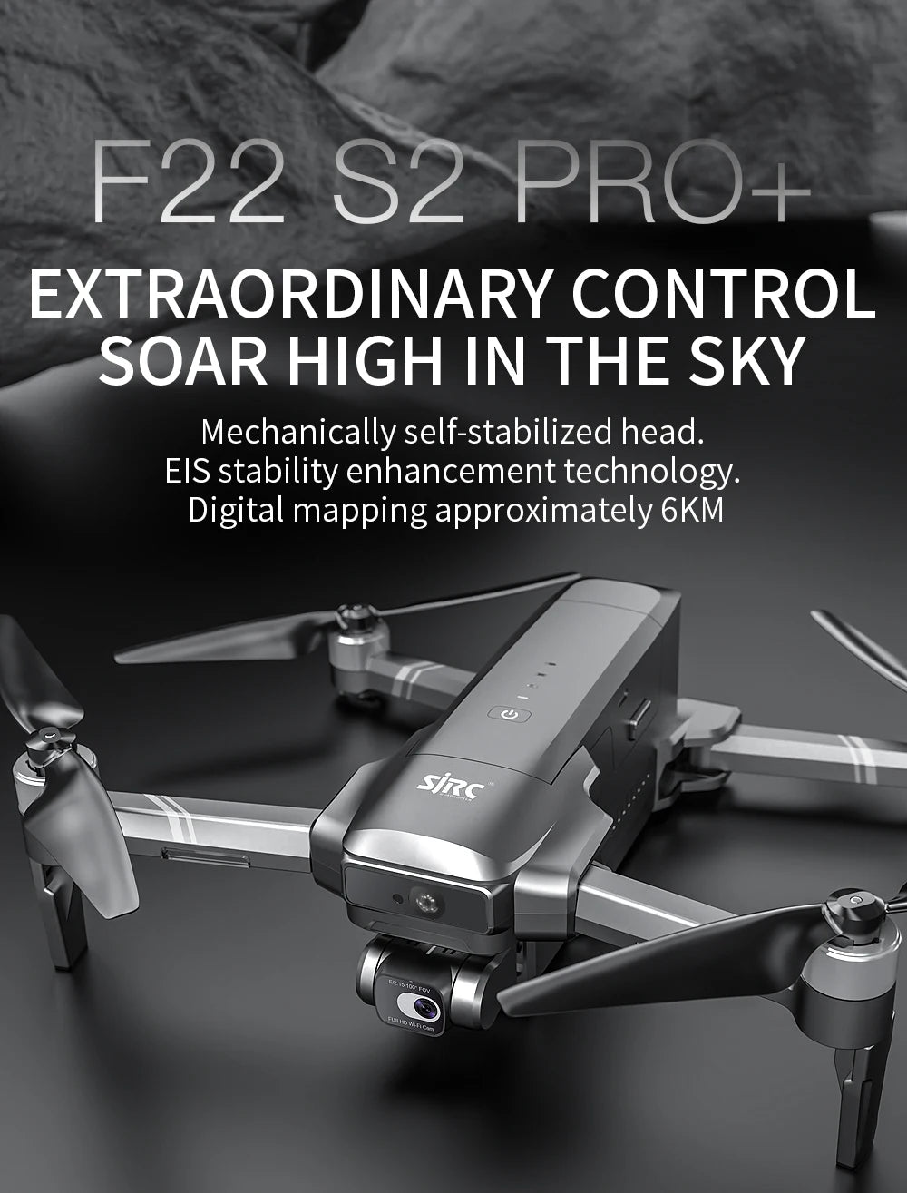 F22 S2 XR PRO+ 4K GPS Drone