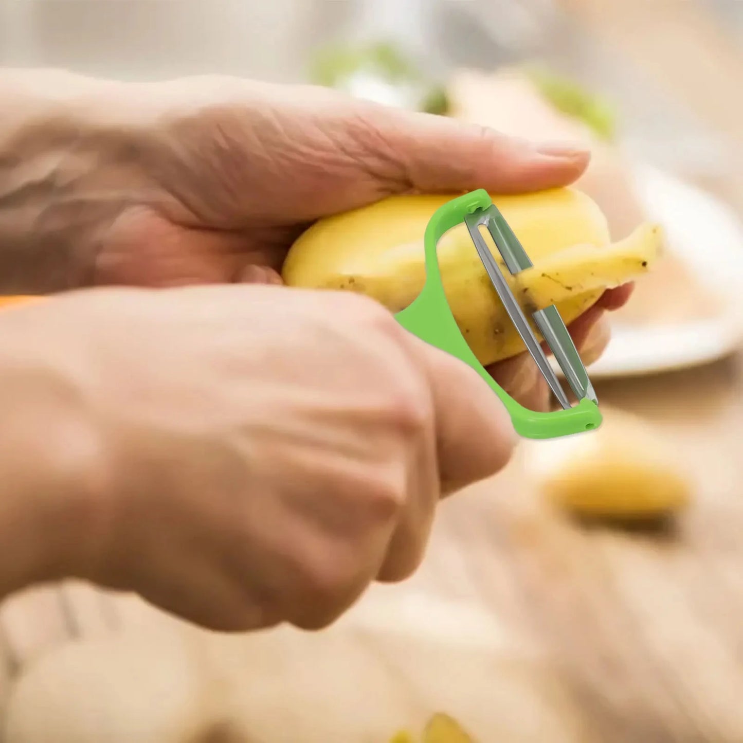 Stainless Steel Vegetable & Fruit Peeler Slicer
