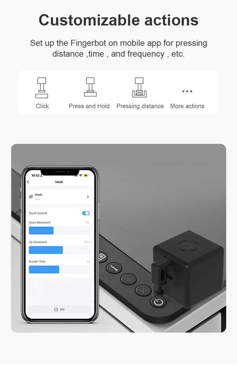 Tuya Zigbee Smart Fingerbot Button Pusher