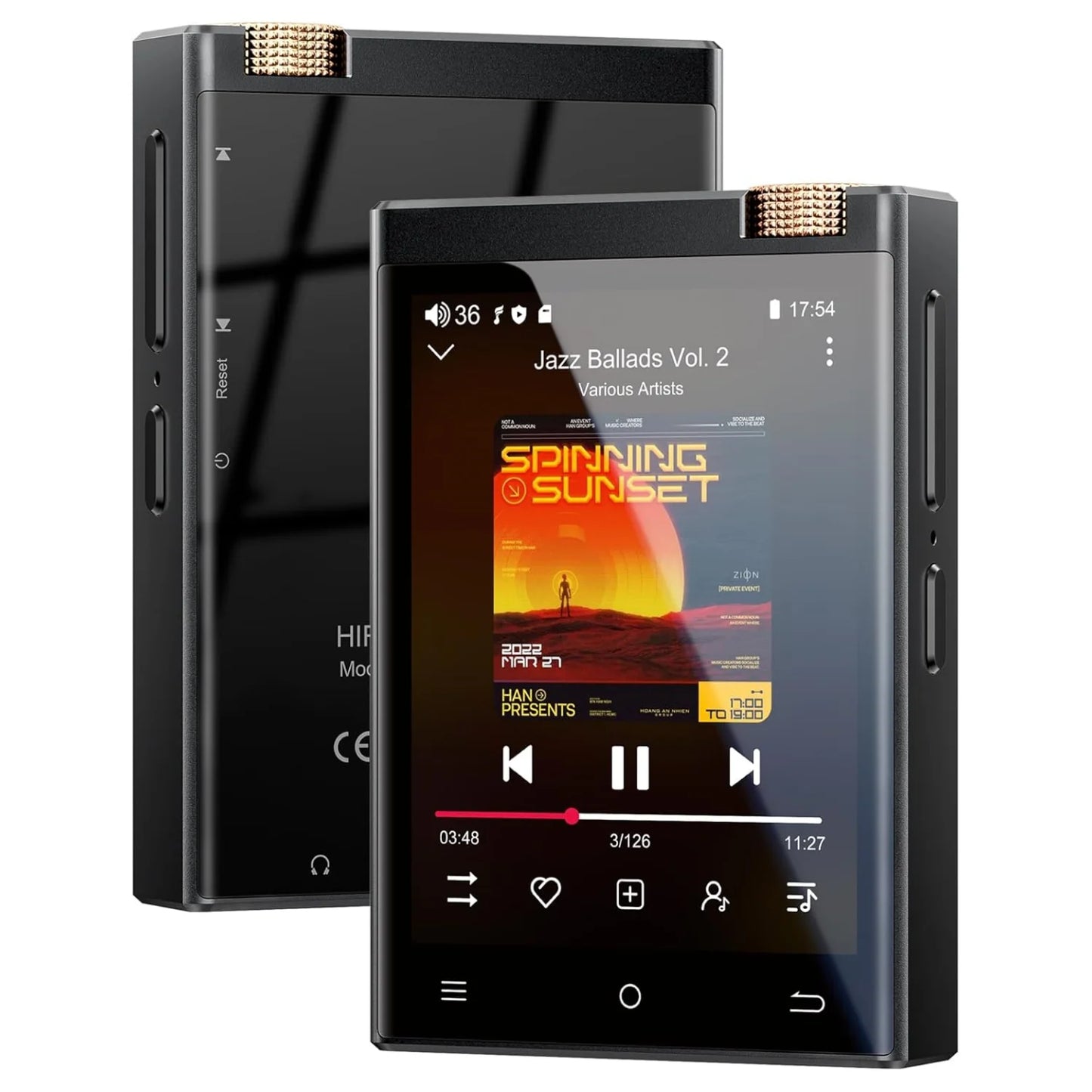 Oilsky Hi-Fi MP3 Player with Bluetooth & WiFi