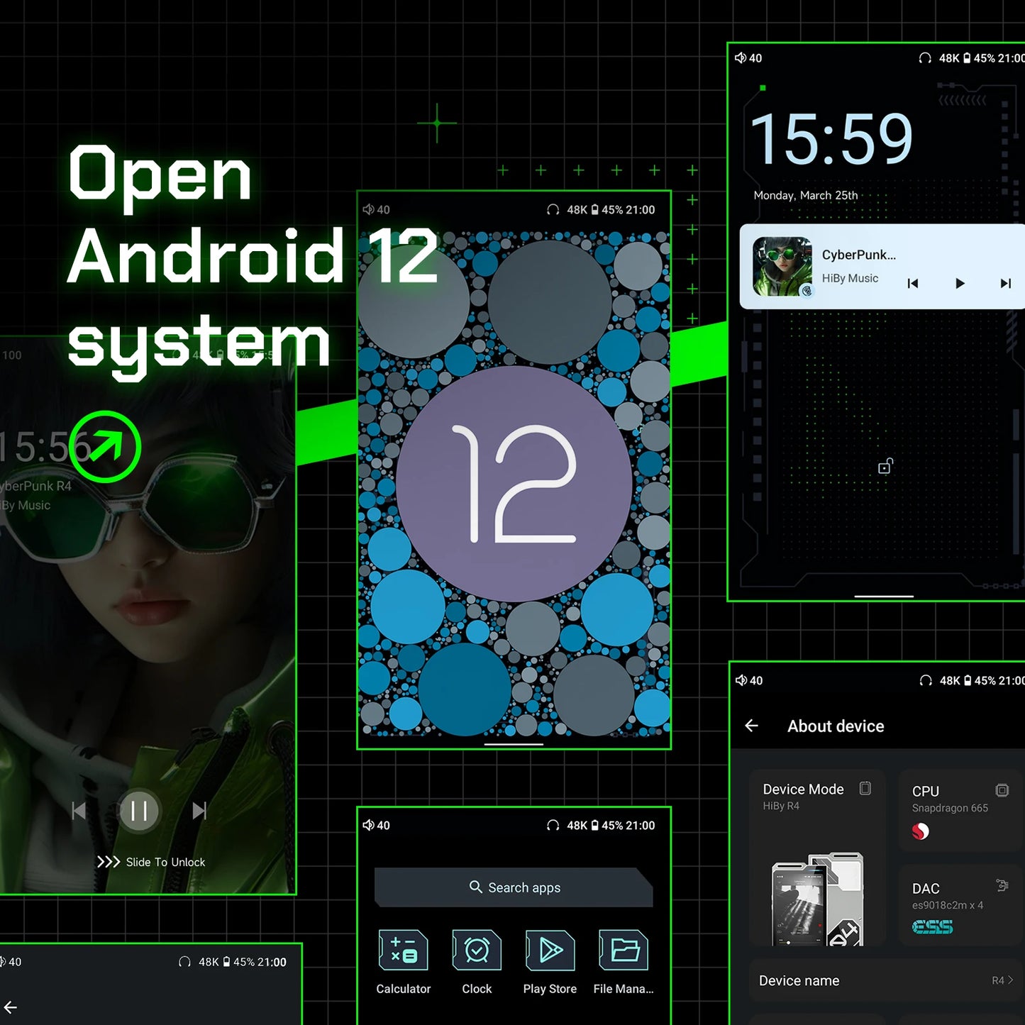 HiBy R4 Android HiFi Music Player