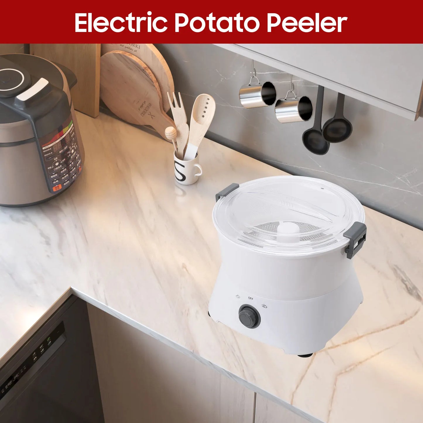 Automatic Electric Potato Peeler 110V