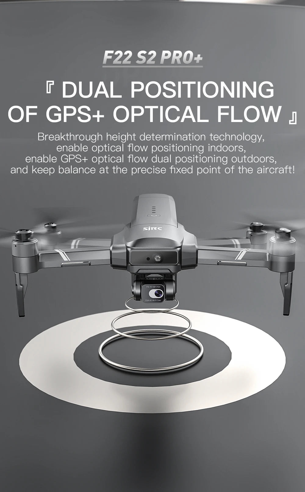 F22 S2 XR PRO+ 4K GPS Drone