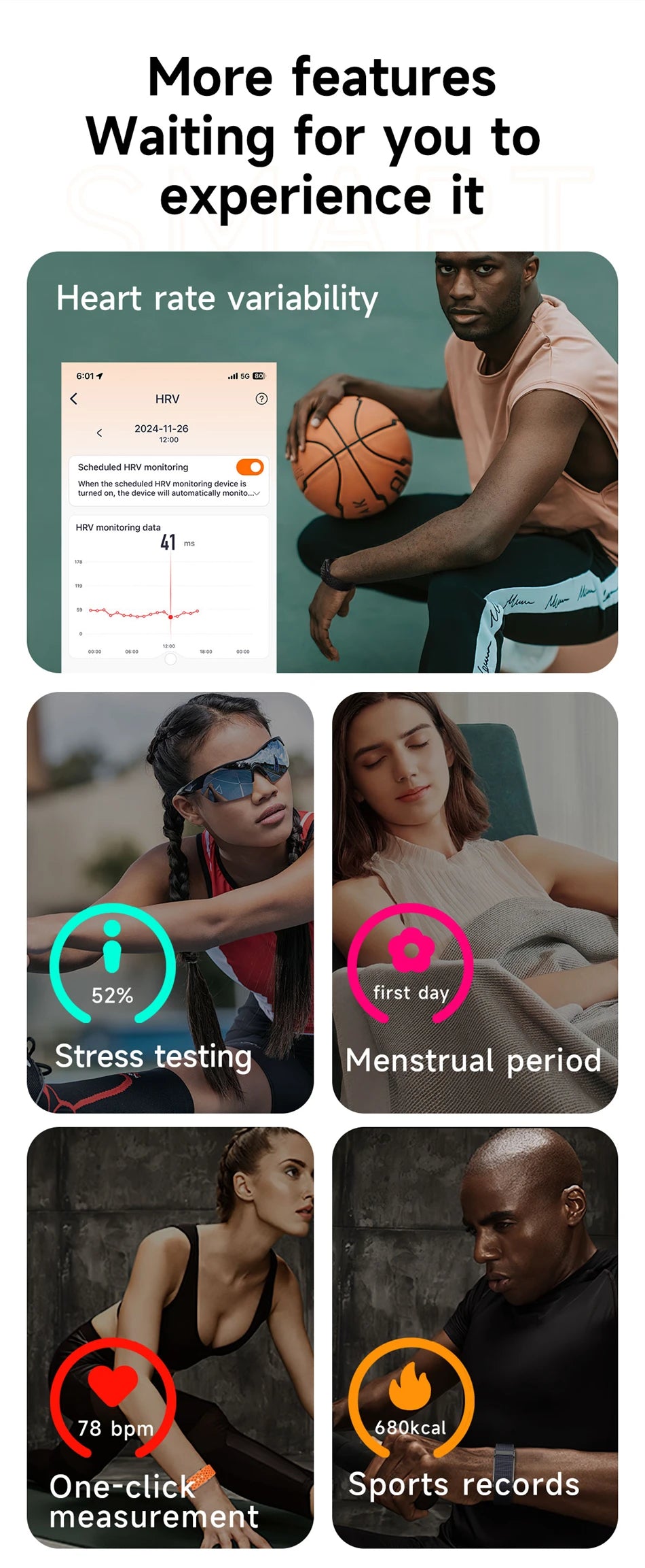 Sport Fitness Tracker Smart Bracelet