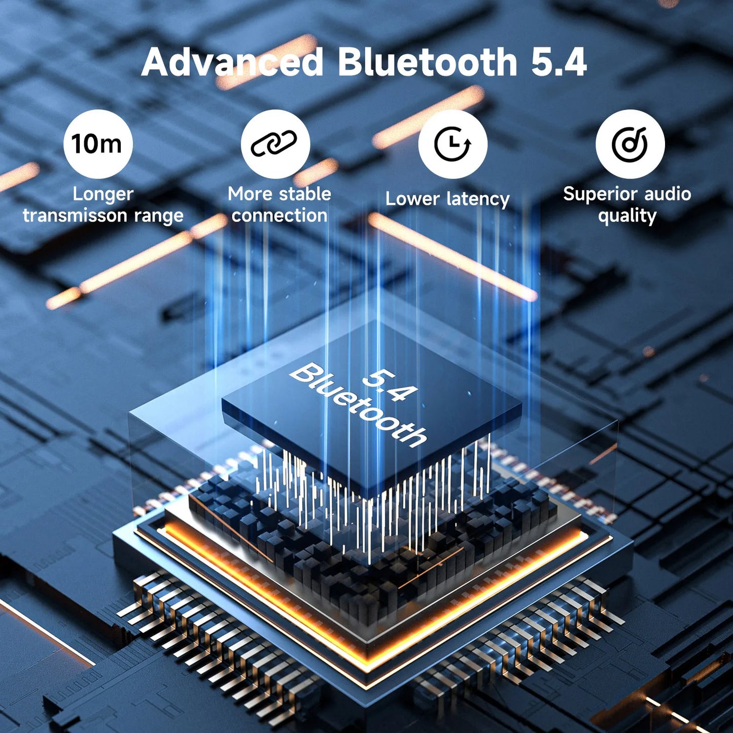 OneOdio A10 ANC Bluetooth 5.4 Headphones