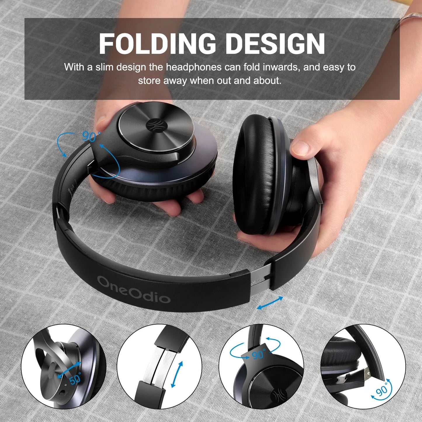 OneOdio A10 ANC Bluetooth 5.4 Headphones