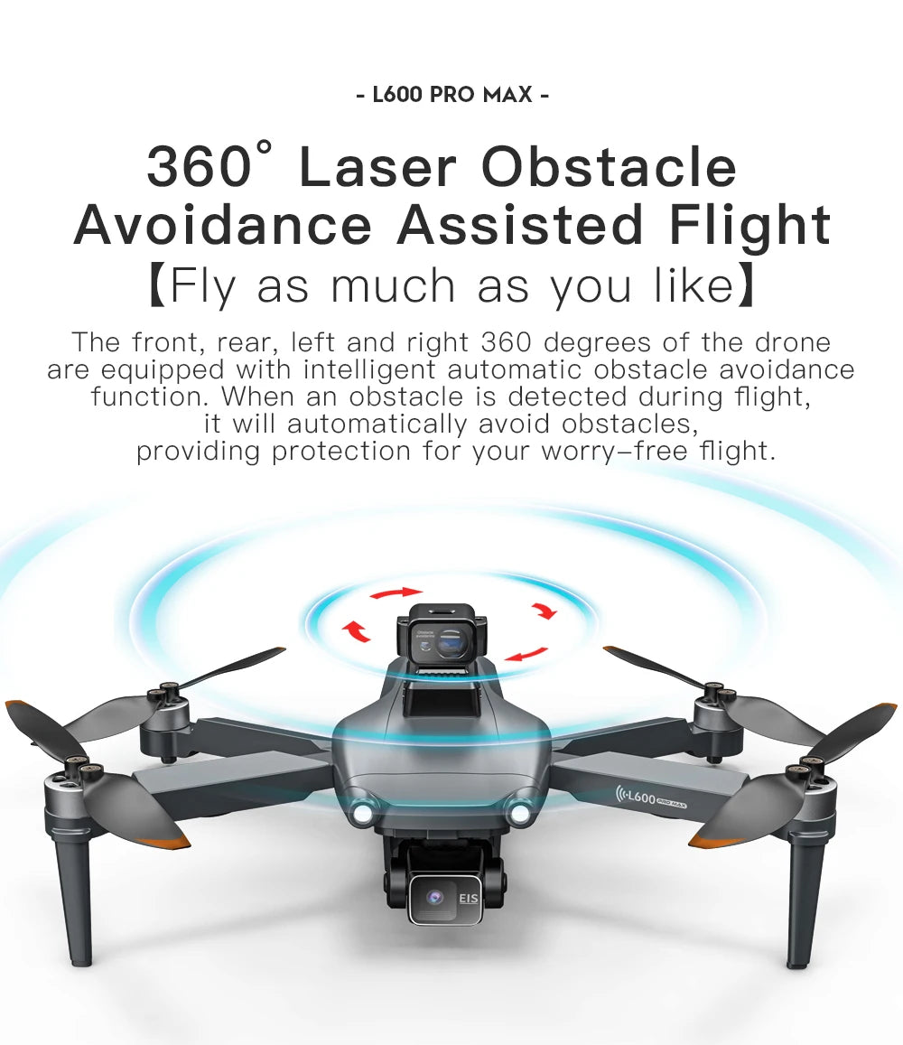 L600 PRO MAX 2025 GPS 4K Dual-Camera Drone