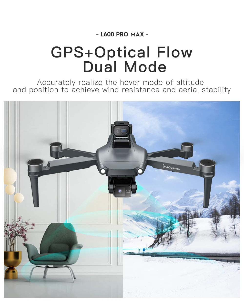 L600 PRO MAX 2025 GPS 4K Dual-Camera Drone