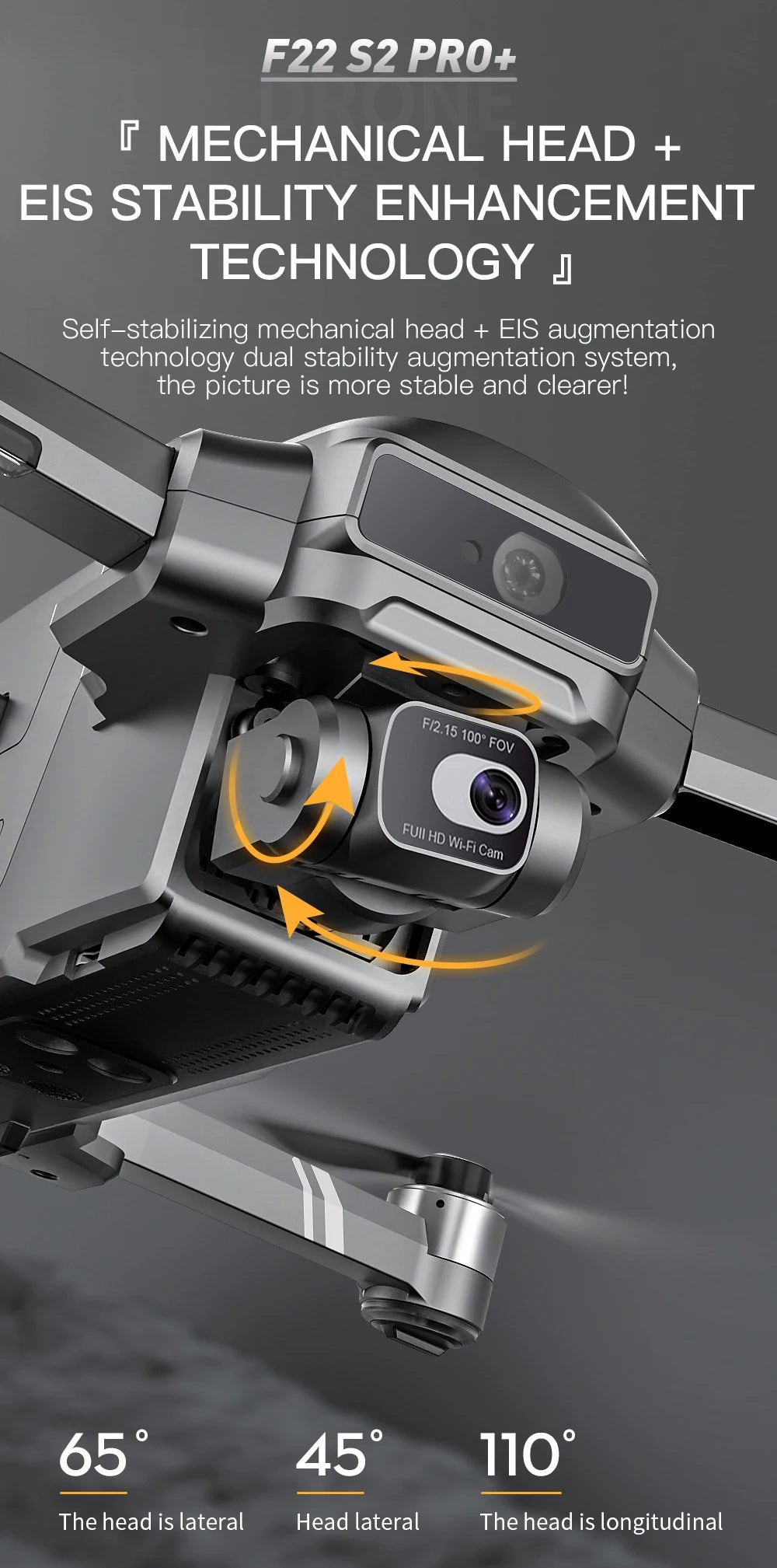 F22 S2 XR PRO+ 4K GPS Drone