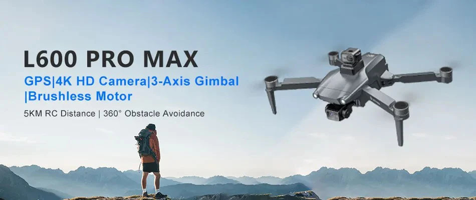 L600 PRO MAX 2025 GPS 4K Dual-Camera Drone
