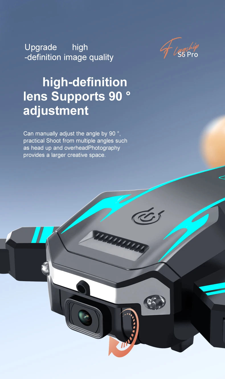 Upgrade S6 Pro 5G Dual Camera Drone
