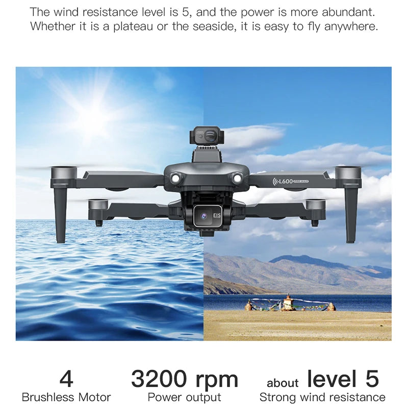 L600 PRO MAX 2025 GPS 4K Dual-Camera Drone