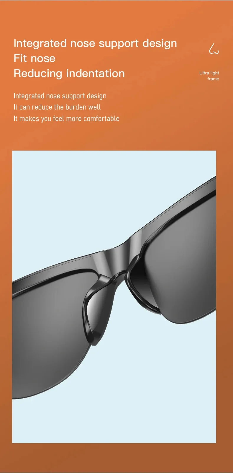 Smart Bluetooth 5.3 Sunglasses with Headphones