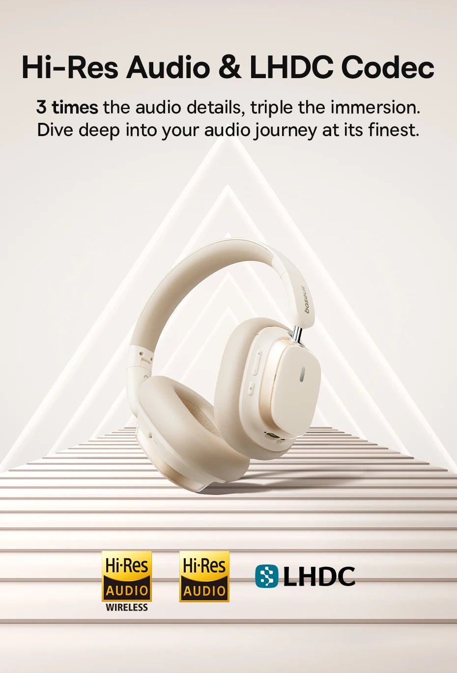 Baseus Bowie H1s Wireless Noise-Canceling Headphones