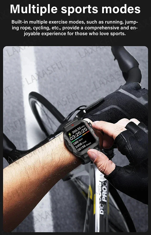 2024 LED Men’s Bluetooth Smartwatch
