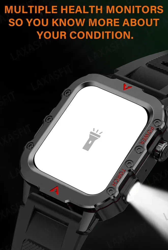 2024 LED Men’s Bluetooth Smartwatch