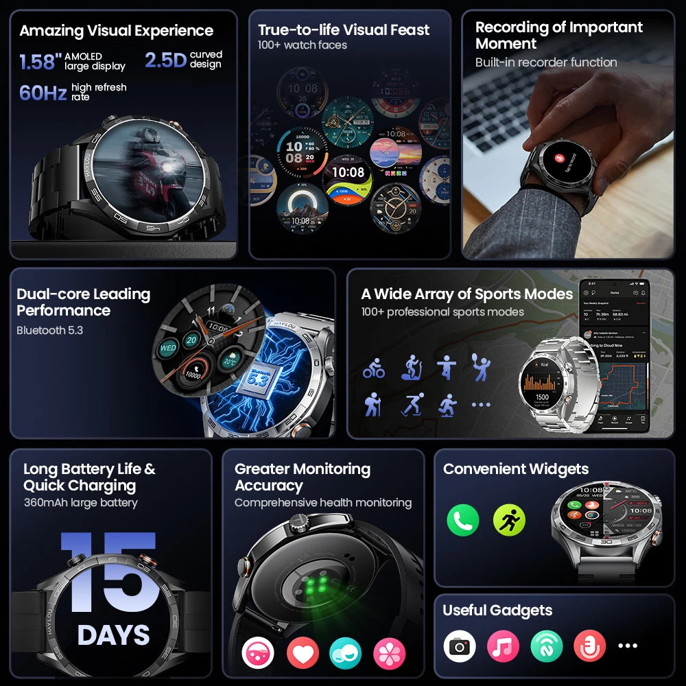 HAYLOU Solar 5 Smartwatch with Voice Calling