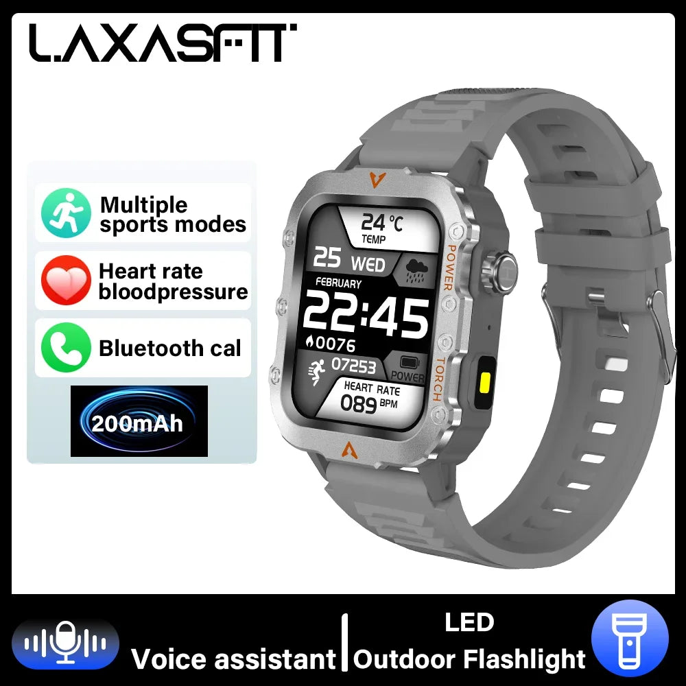 2024 LED Men’s Bluetooth Smartwatch