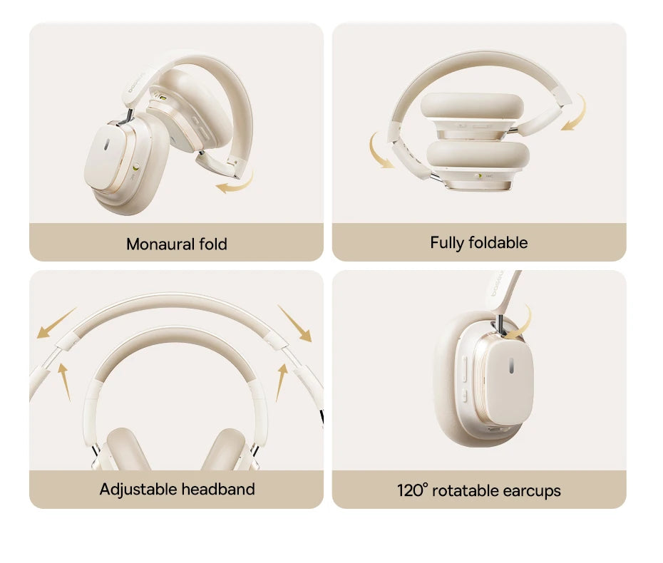 Baseus Bowie H1s Wireless Noise-Canceling Headphones