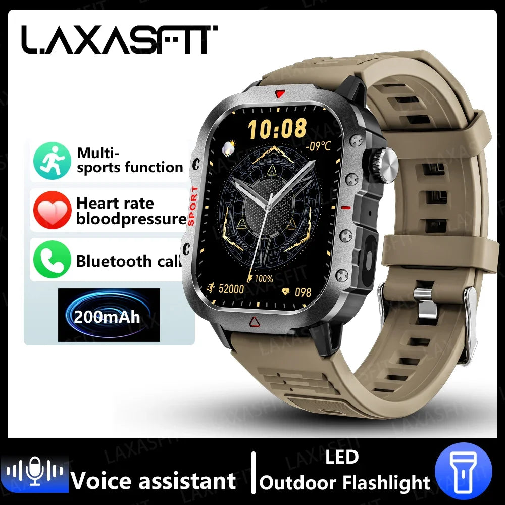 2024 LED Men’s Bluetooth Smartwatch