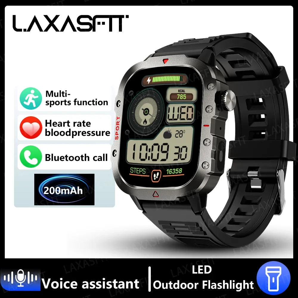2024 LED Men’s Bluetooth Smartwatch