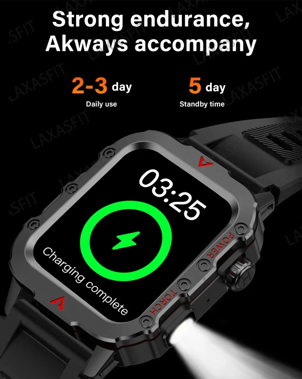 2024 LED Men’s Bluetooth Smartwatch