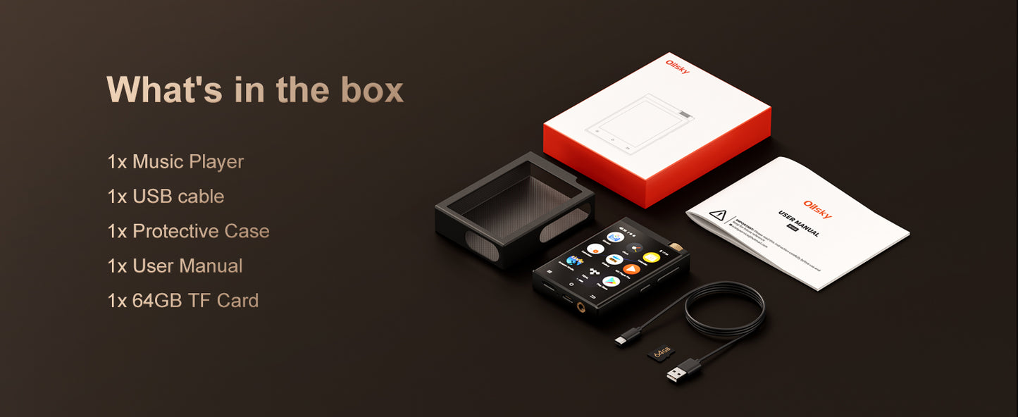 Oilsky Hi-Fi MP3 Player with Bluetooth & WiFi