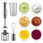 MIUI 4-in-1 Hand Blender – 1000W Immersion Stick Mixer with Beaker, Processor & Whisk
